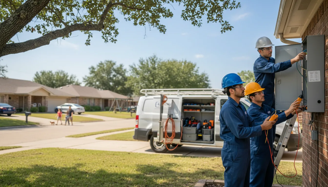 Certified electrician providing emergency electrical services in Harford, NY